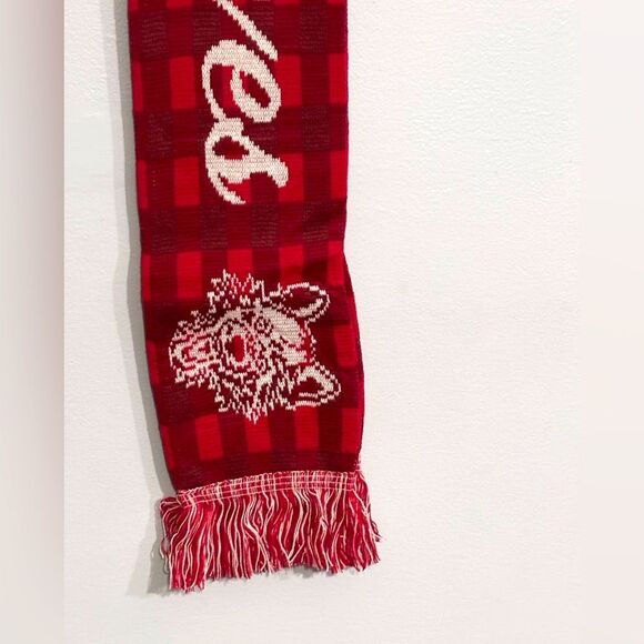 Chicago Wolves | Red Unisex Knit Scarf Fringe - Picture 3 of 6